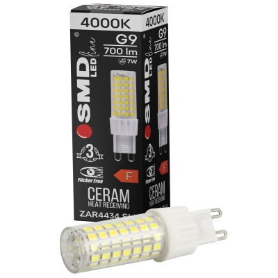 $ ŻARÓWKA G9 LED SMD NW 7W 700lm 3Y 4434 FF